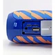 Современная портативная беспроводная Bluetooth колонка TG-117 влагостойкая Сине-Желтая - изображение 4
