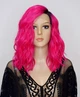 Парик на сетке Diamond Lace Wig Waves № 99APINK каре малиновый, 33 см, термостойкое волокно - изображение 1