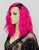 Парик на сетке Diamond Lace Wig Waves № 99APINK каре малиновый, 33 см, термостойкое волокно - изображение 2