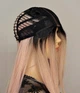 Парик на сетке Lace Wig INNIS № 1BtPink длинный розовый, омбре, 60 см, термостойкое волокно - изображение 5