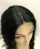 Парик на сетке Lace Wig Gianna № 1B длинный черный мягкий, 80 см, термостойкое волокно - изображение 5
