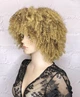 Парик афро Afro Cool тон 33-27 каре коричнево-пшеничный омбре - изображение 3