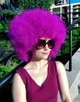 Парик афро № 10 тон purple каре фиолетовый улучшенный канекалон - изображение 1