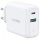 Мережевий зарядний пристрій Ugreen CD170 36W USB + Type-C Charger (White - зображення 1