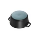 Каструля чавунна емальована Staub New Classic з кришкою 6.7 л 28 см чорна 1102825 - зображення 3