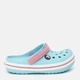 Детские кроксы-сабо для девочки Crocs Kids Jibbitz Crocband Clog K 204537-4S3 28-29 Голубые (887350984156/8873509841560) - изображение 1