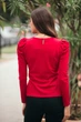 Блуза з рукавом ліхтарик WearMe, Аїда червоний XS (42) - зображення 3
