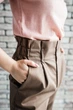 Штани вільні WearMe, Аніта кавовий L (48) - зображення 3