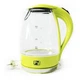 Електричний дисковий скляний чайник Promotech PM-810 green зелений - зображення 1