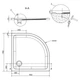 Душевой поддон Cersanit Tako 90x90 S204-002 - изображение 2