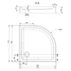 Душевой поддон Cersanit Tako 90x90 S204-004 - изображение 2
