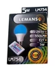 Лампа світлодіодна Lemanso 5W E27 RGB LM734 з пультом - зображення 2