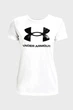 Жіноча біла футболка Live Sportstyle Graphic Under Armour L 1356305-102 - изображение 5