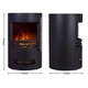 Окремо стоїть електрокамін ArtiFlame AF-FS-91-G з ефектом живого вогню та регулюванням обігріву - зображення 7