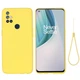 Силиконовый (TPU) чехол Deexe Silicone Case для OnePlus Nord N10 - Yellow - изображение 2