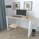Письменный стол Ferrum-decor Драйв 750x1400x600 Белый металл ДСП Дуб Сонома 16 мм (DRA060) - изображение 2