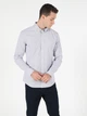 Рубашка хлопковая мужская Colin's CL1050117WHT S White - изображение 4
