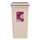 Мусорное ведро с крышкой MVM BIN-04 10L BEIGE (10 л) Бежевое - изображение 2