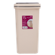 Відро для сміття з кришкоюMVM BIN-04 15L BEIGE (15 л) Бежеве - зображення 2