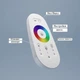 Угловая LED лампа / торшер LED design White 150 см 21 Вт, белый с сенсорным пультом управления для для регулировки цветовой гаммы и яркости (330 эффектов) (150 White) - изображение 2