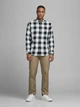 Рубашка хлопковая мужская Jack & Jones 12181602-50843 L Whisper White (5714921625802) - изображение 6