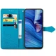 Кожаный чехол (книжка) Art Case с визитницей для Xiaomi Redmi Note 10 5G / Poco M3 Pro Синий Без бренда - изображение 3