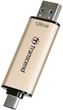 Флеш пам'ять USB Transcend JetFlash 930C 128GB USB 3.2 Gen1 + Type-C Gold-Black (TS128GJF930C) - зображення 3