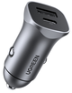 Ładowarka samochodowa Ugreen CD130 20W USB + Ładowarka samochodowa PD Type-C Space Grey (UGR-30780) - obraz 1