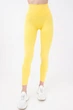 Спортивные бесшовные легинсы с высокой талией Giulia LEGGINGS ENERGY L/XL Yellow-illuminating, эластичные для фитнеса, для йоги и бега - изображение 1