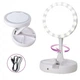 Складное зеркало для макияжа с LED подсветкой 10x My Fold Away Mirror белое - изображение 5