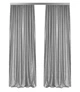 Шторы Сует Микрозамш Декорин 150x270 см 2 шт Серые (144) - изображение 1