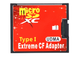 Адаптер переходник Primo TSR059 с microSD на Compact Flash CF Type I Primo TSR059 - изображение 1