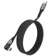 USB кабель с Type-C на Lightning HOCO U100 Orbit charging data cable |1.2m, 20W, 3A|. Black - изображение 1