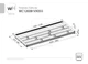 Лоток для столовых приборов Essetre Whitty-Line 1102-1130x473-481мм антрацитовий (WC1200B1VX055) - изображение 6