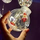 Гирлянда бахрома лампочки- шарики Дед Мороз 10шт 3 метра LED DL теплый белый 1849211 - изображение 2