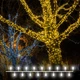 Уличная водостойкая гирлянда нить 100 LED DL черный каучук, 10 метров желтая 143106 - изображение 2