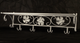 Комплект полка для обуви Ferrum Soft White Silver и вешалка настенная Ferrum Venice White Silver металлические кованые, обувница, в прихожую - зображення 6