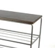 Полиця для взуття металева кована Ferrum Soft Grand Black Silver, 70х30х44см., взуття, передпокій, гарантія 1 рік - зображення 2