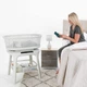 Укачивающий центр 4moms MamaRoo Sleep Bassinet Белый 5 траекторий укачивания и 5 скоростей + 4 мелодии и таймер - изображение 3