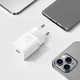 Сетевое зарядное устройство Baseus Super Si QC PD3.0 20W Type-C 3A + Кабель 2.3A Type-C to Lightning 1м Белый - изображение 9
