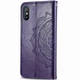 Шкіряний чохол (книжка) Art Case з візитницею для Xiaomi Redmi 9A Фіолетовий Без бренду - зображення 4