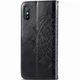 Шкіряний чохол (книжка) Art Case з візитницею для Xiaomi Redmi 9A Чорний Без бренду - зображення 4
