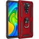 Ударопрочный чехол Serge Ring for Magnet для Xiaomi Redmi Note 9 / Redmi 10X Красный Без бренда - изображение 2