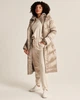 Пуховик женский - зимний пуховик Abercrombie & Fitch AF8368W XS Бежевый - изображение 6