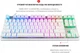 Клавіатура Motospeed K82 Outemu Blue White (mtk82wmb) - зображення 3