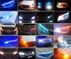 Дневные LED ходовые Ceyes, сигнал поворота 30 CM Желтый+голубой (sv0113) - изображение 4