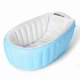 Детская надувная ванночка с подушкой и ножным насосом Intime Baby Bath Tub для купания ребенка со сливом 98X65X28 см Голубой (D-2019090675) - изображение 10