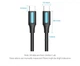 Кабель Type-C-Type-C Vention TPE Round PD 60W 3A 480Mbps 0.5m Black (COSBD) - зображення 4