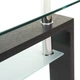 Стеклянный журнальный стол Vetro Mebel C-107-2 Венге - изображение 4