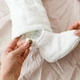 Демісезонний комбінезон велюровий MagBaby Tessera, 80см (9-12міс.), білий - зображення 7